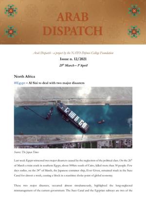 Issue N. 12/2021 North Africa