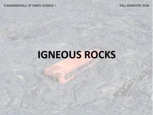 IGNEOUS ROCKS  Where Do Igneous Rocks Form?