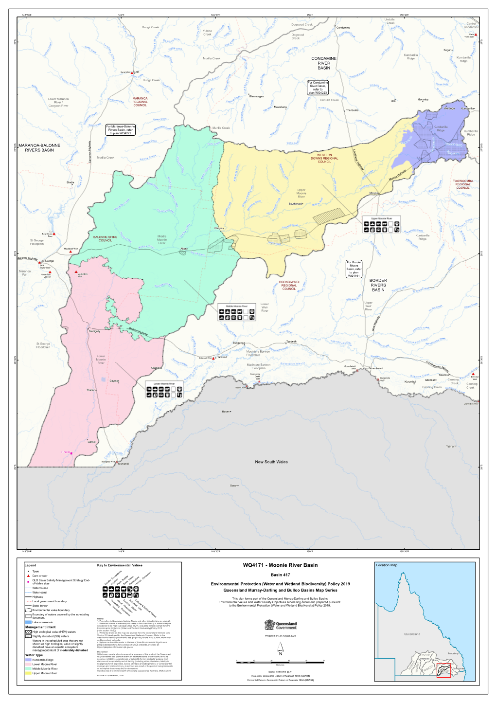 WQ4171 Moonie River Basin