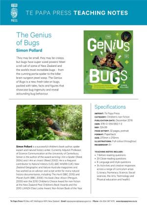 Teaching Notes – the Genius of Bugs