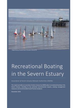 Recreational Boating in the Severn Estuary