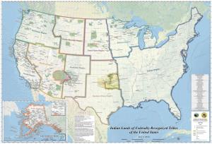 Map of Indian Lands in the United States