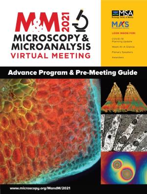 Advance Program & Pre-Meeting Guide
