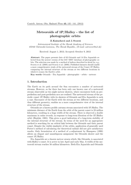 Meteoroids of 1P/Halley - the List of Photographic Orbits Z
