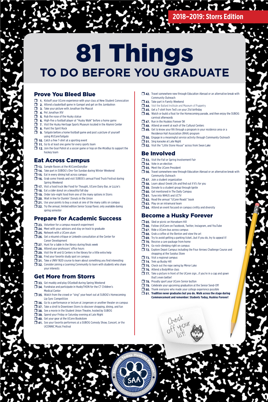 To Do Before You Graduate