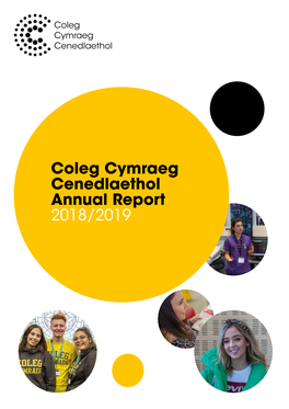 Coleg Cymraeg Cenedlaethol Annual Report 2018/2019