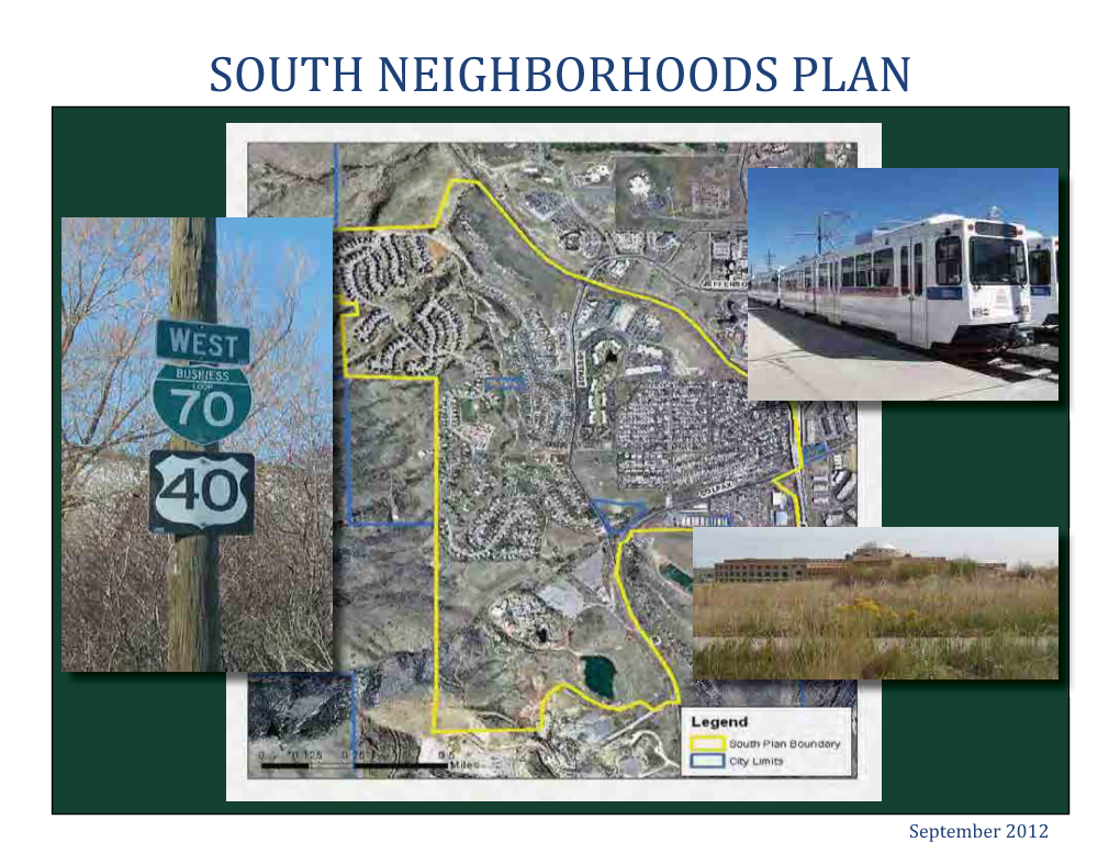South Neighborhoods Plan Was 8Th & 9Th Street Neighborhoods Plan Adopted by Council in Late 2012