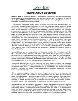 Michael Wolff Biography