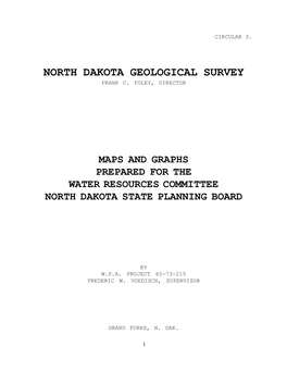 North Dakota Geological Survey Frank C