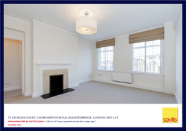 St Georges Court, 258 Brompton Road, Knightsbridge, London, Sw3 2At