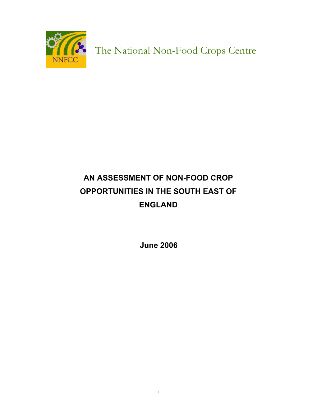 The National Non-Food Crops Centre