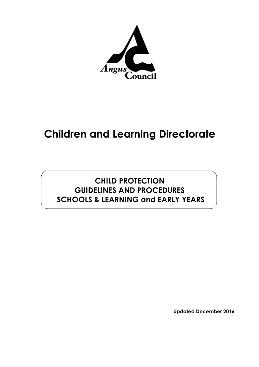 Children and Learning Directorate