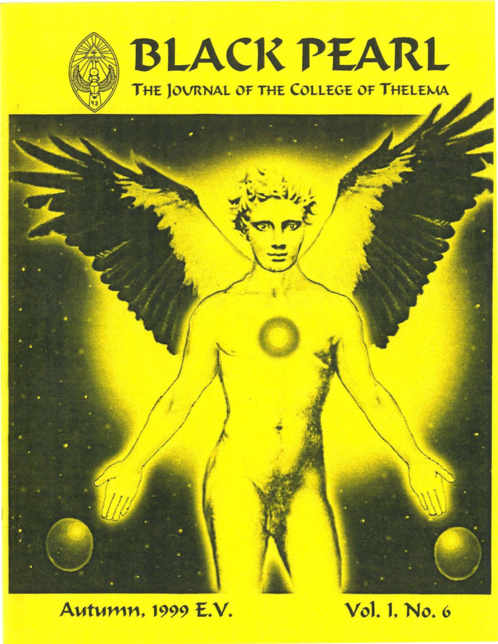 Blac1{ Pearl the Jovrnal of the College of Thele~