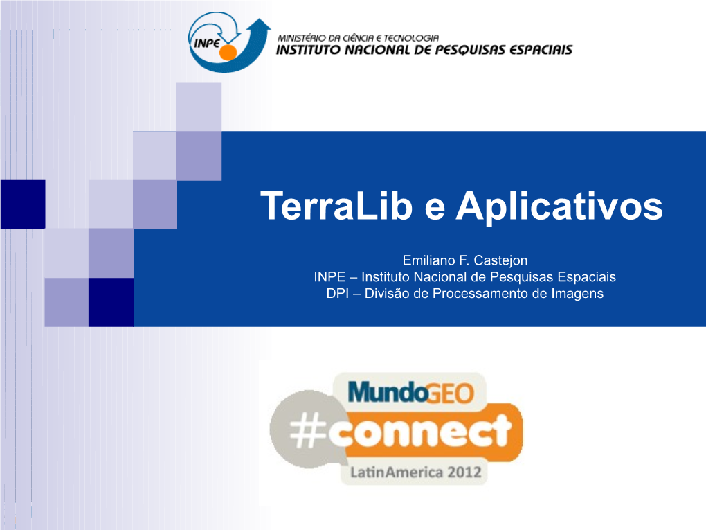 Terralib E Aplicativos