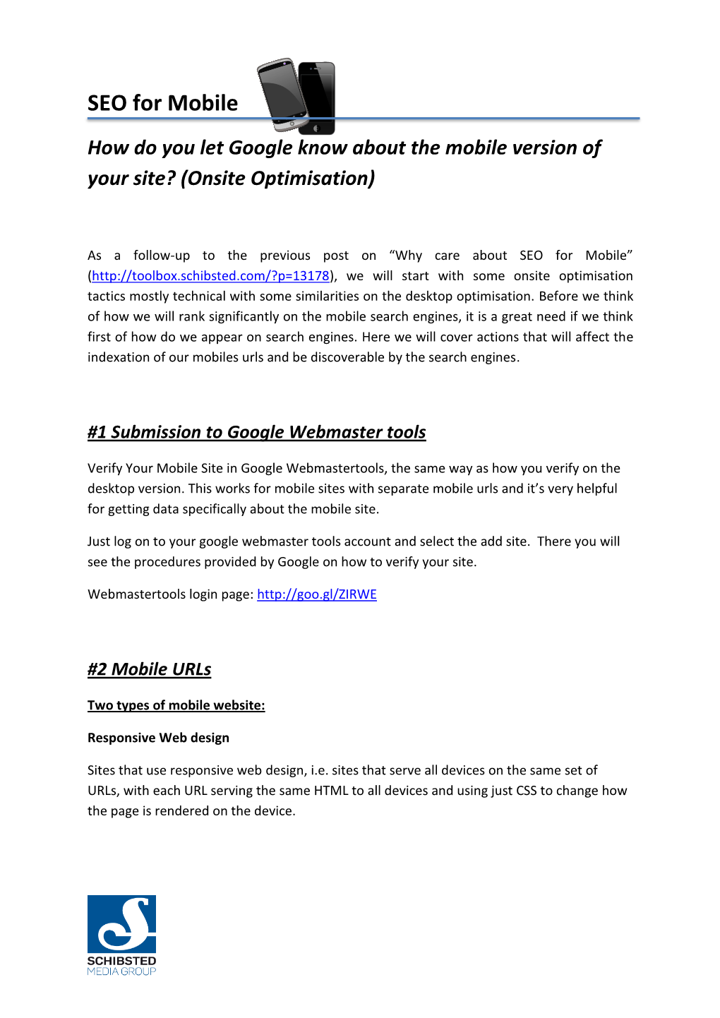 SEO for Mobile How Do You Let Google Know About the Mobile Version of Your Site? (Onsite Optimisation)