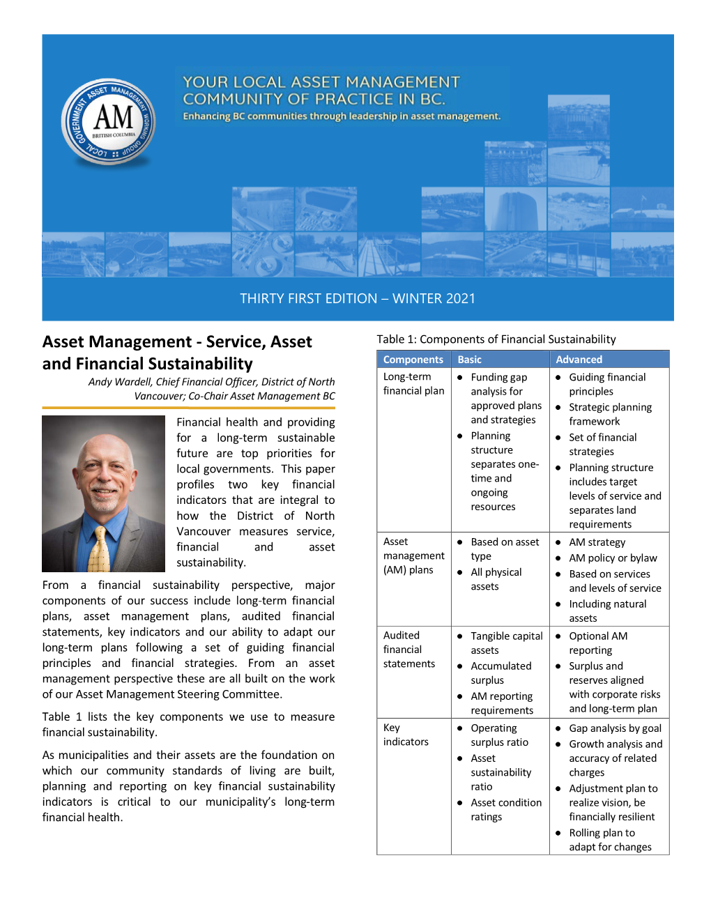 Asset Management BC Newsletter Summer 2017