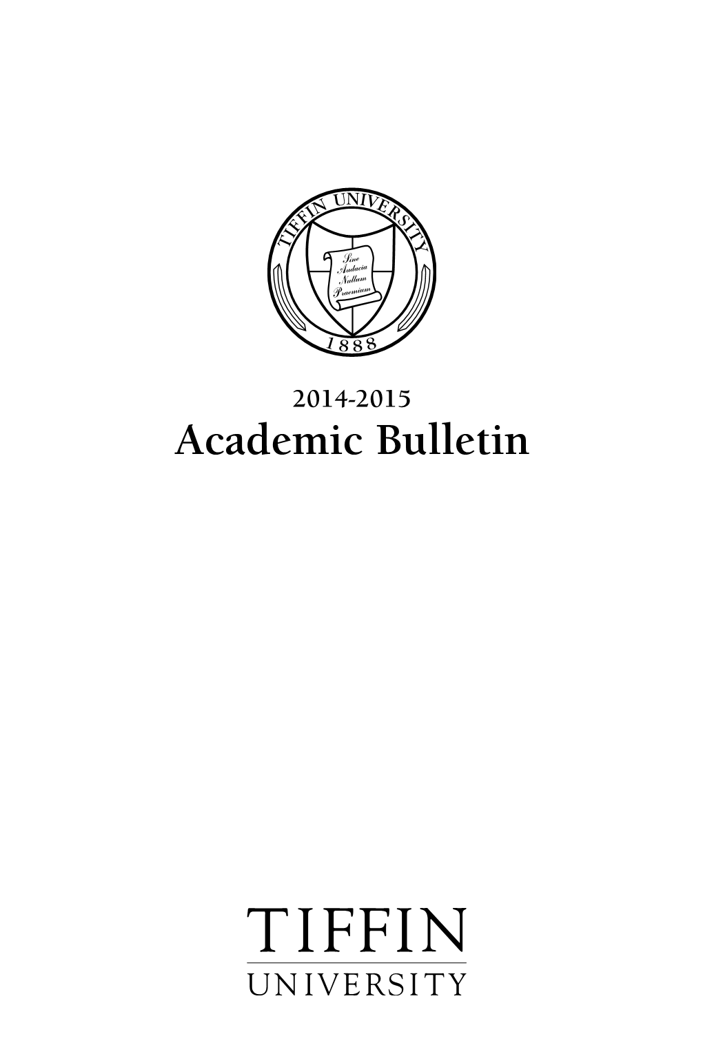 Academic Bulletin (2014-2015)