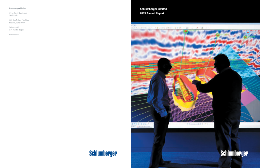 Schlumberger Limited 2009 Annual Report