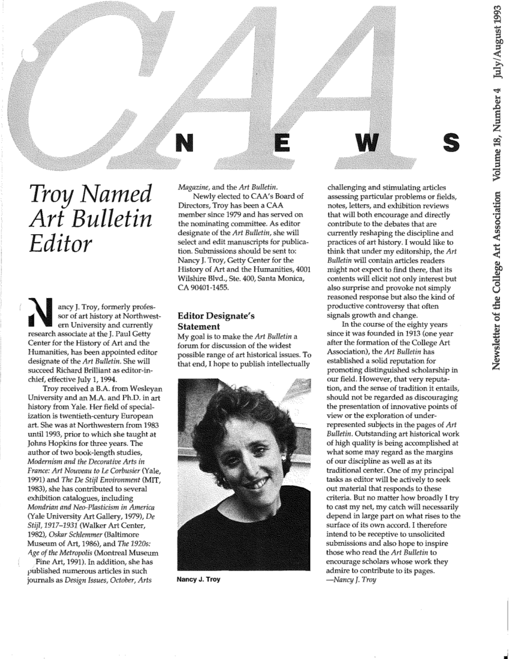 July-August 1993 CAA News