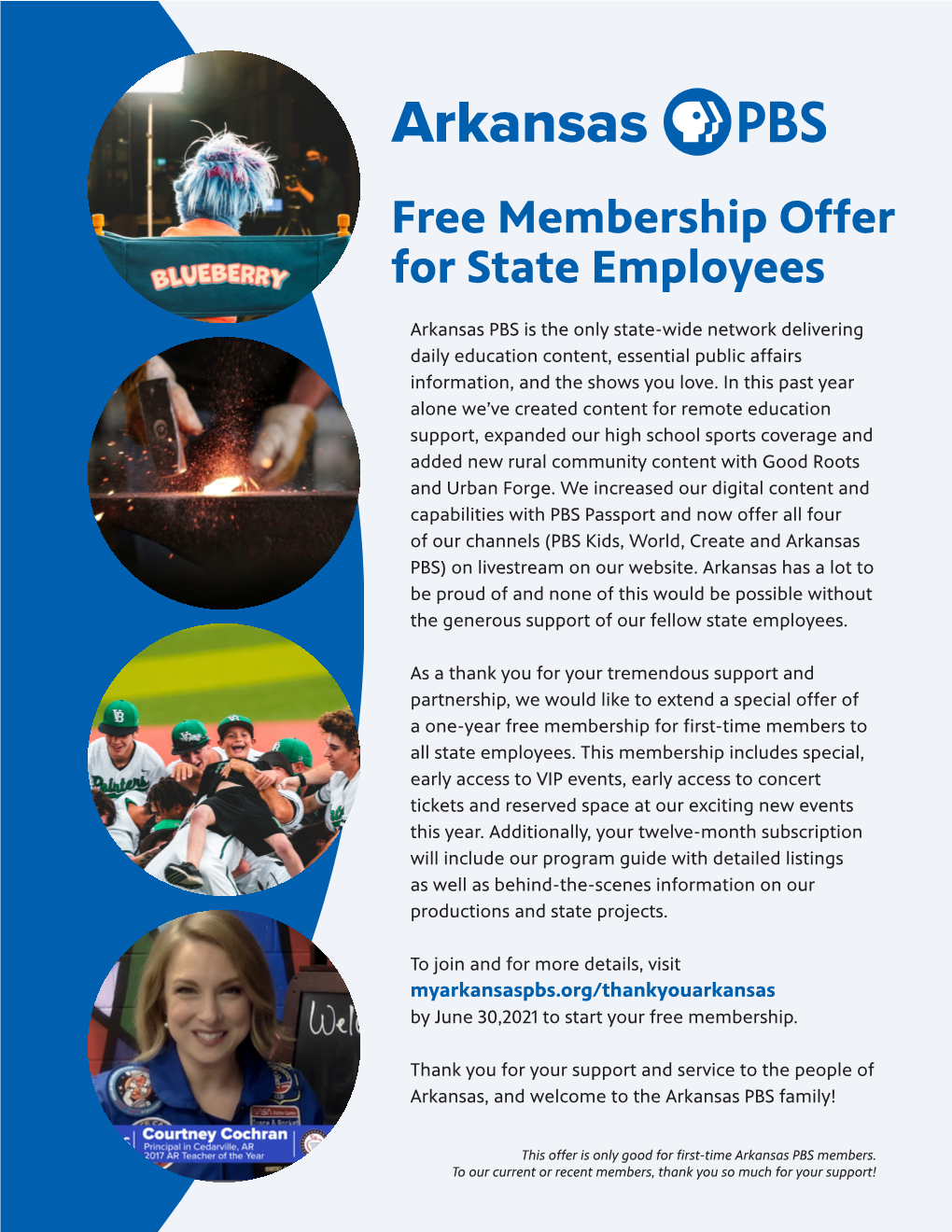 Free Membership Offer for State Employees