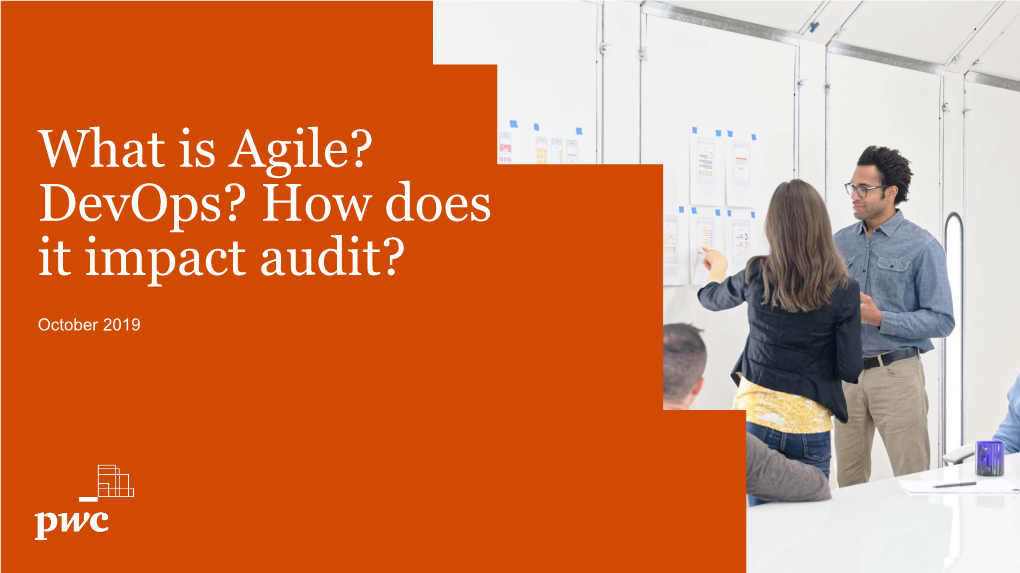 What Is Agile? Devops? How Does It Impact Audit?