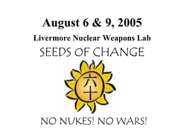 No More Nuclear Excuses for War!