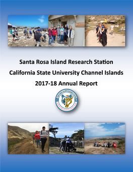 Santa Rosa Island Research Station California State University Channel