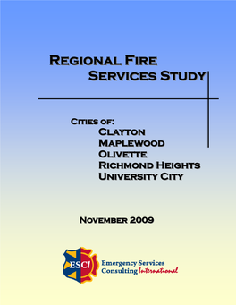 Regional Fire Services Study