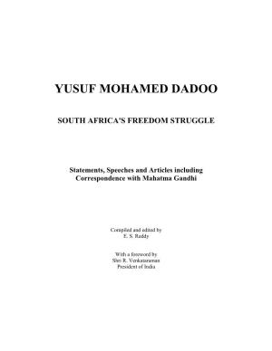 Yusuf Mohamed Dadoo