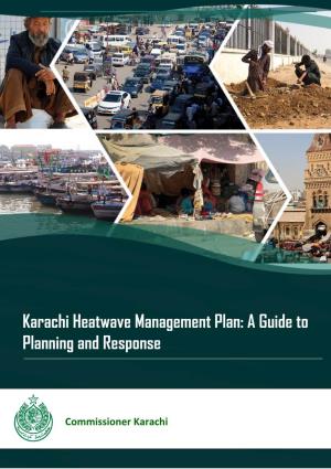 Karachi Heatwave Management Plan: a Guide to Planning and Response