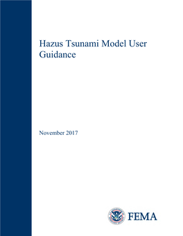 Hazus 4.1 Tsunami Model User Manual
