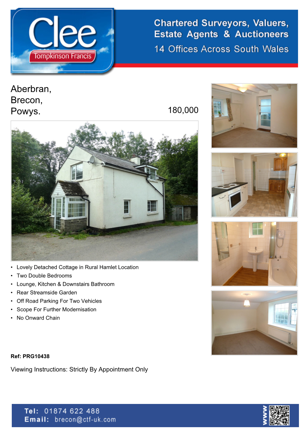 Aberbran, Brecon, Powys. 180,000