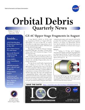 Orbital Debris Quarterly News 22-3