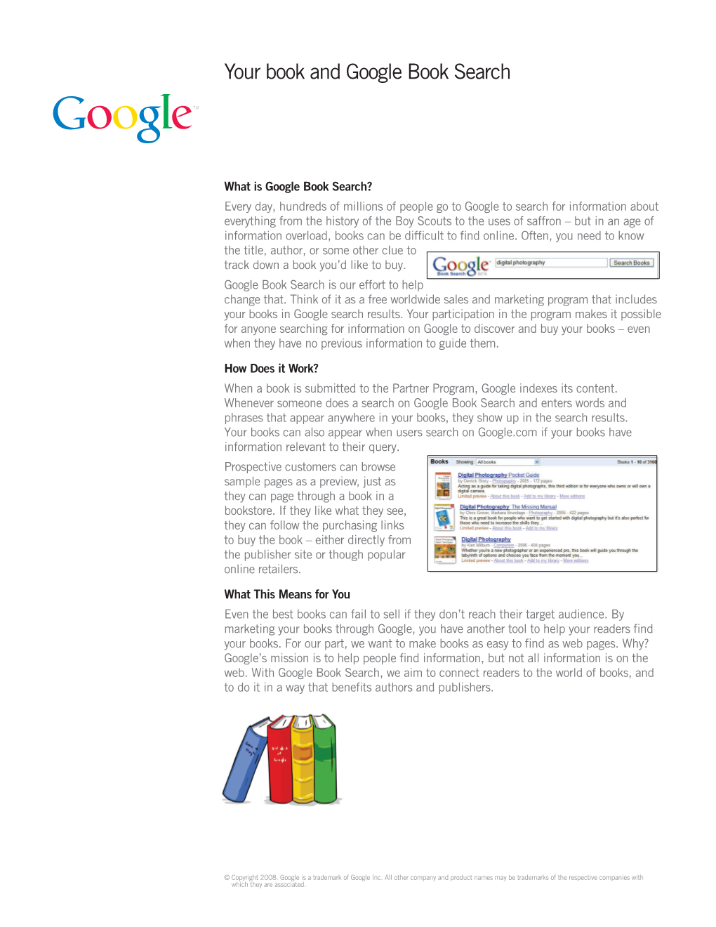 Your Book and Google Book Search