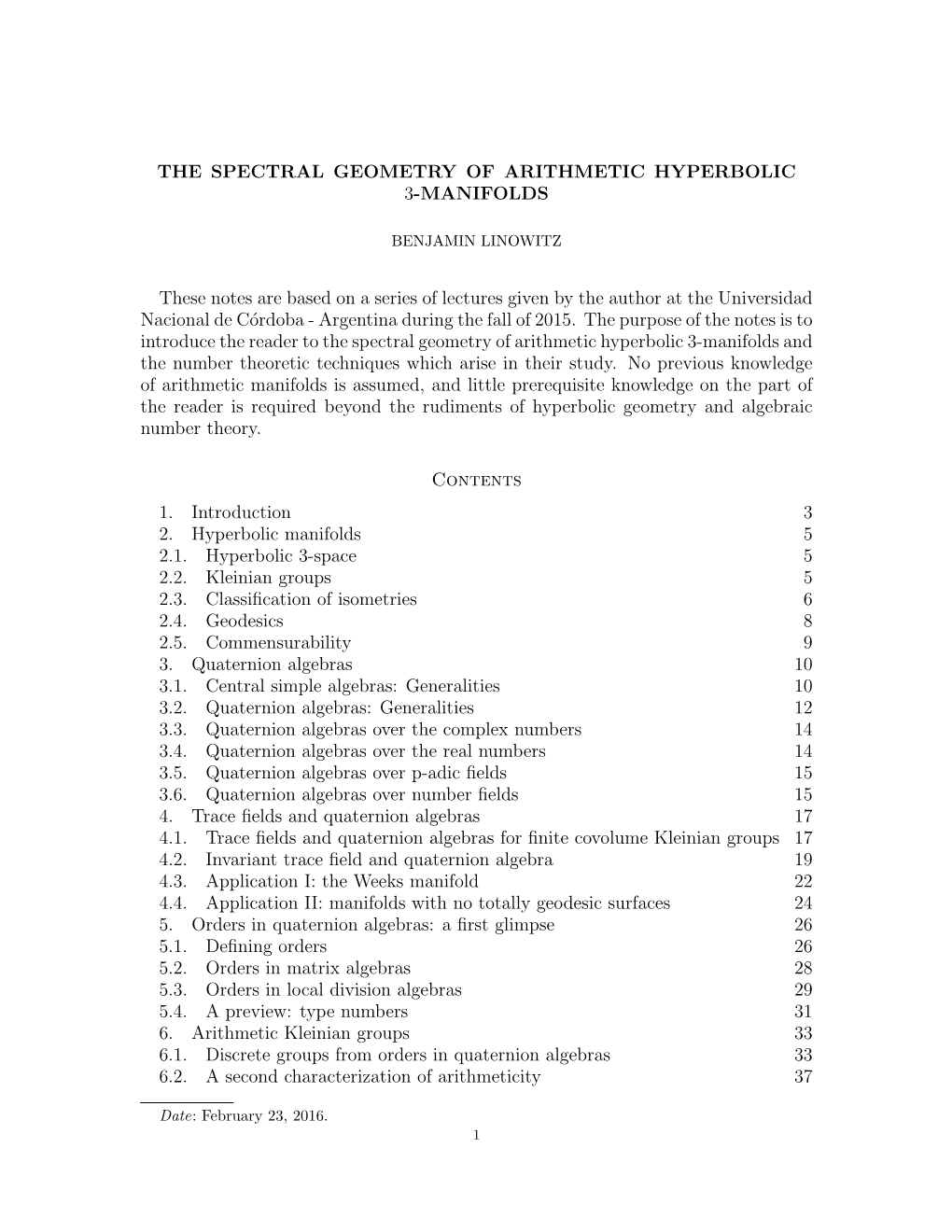 The Spectral Geometry of Arithmetic Hyperbolic 3-Manifolds