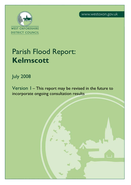 Parish Flood Report: Kelmscott