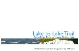 2008 Lake to Lakes Trail Plan (PDF)