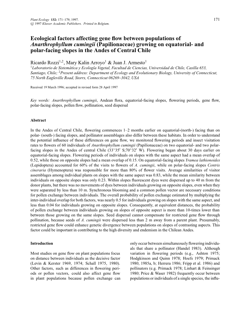 Rozzi Et Al 1997 Plant Ecology.Pdf