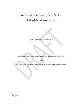 Water and Sanitation Hygiene Sector