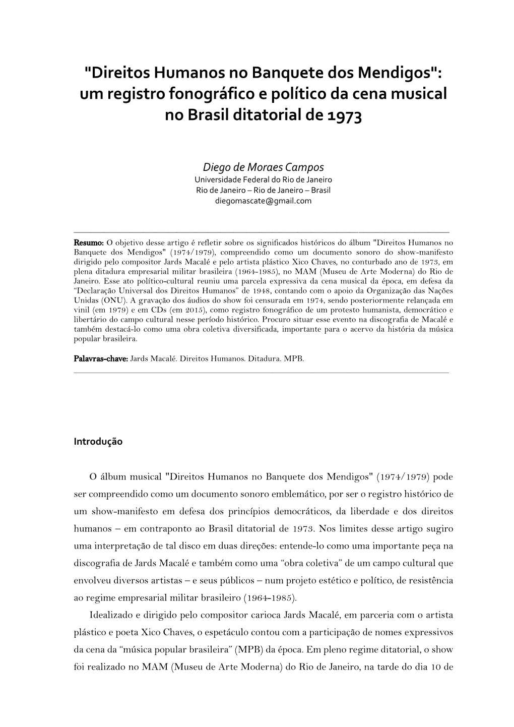 Dissertação De Mestrado Ou Tese De Doutorado