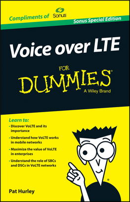 Voice Over LTE for Dummies, Sonus Special Edition