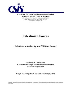 Palestinian Forces