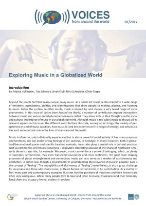 Exploring Music in a Globalized World