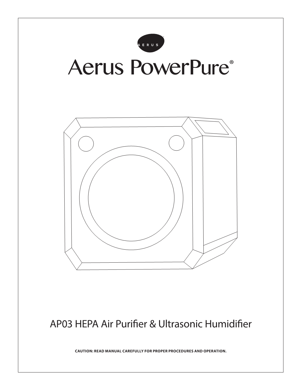 Powerpure AP03 Is Designed for Both Living and Sleeping Areas and Purifies and Humidifies Any Area up to 400 Sq