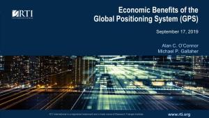 Economic Benefits of the Global Positioning System (GPS)