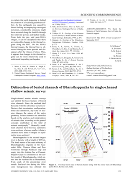 Delineation of Buried Channels of Bharathappuzha by Single-Channel Shallow Seismic Survey