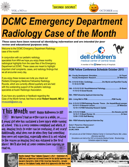 DCMC Radiology Newsletter 10:15