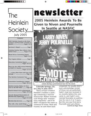 2005 Heinlein Awards to Be Given to Niven and Pournelle in Seattle at Nasfic