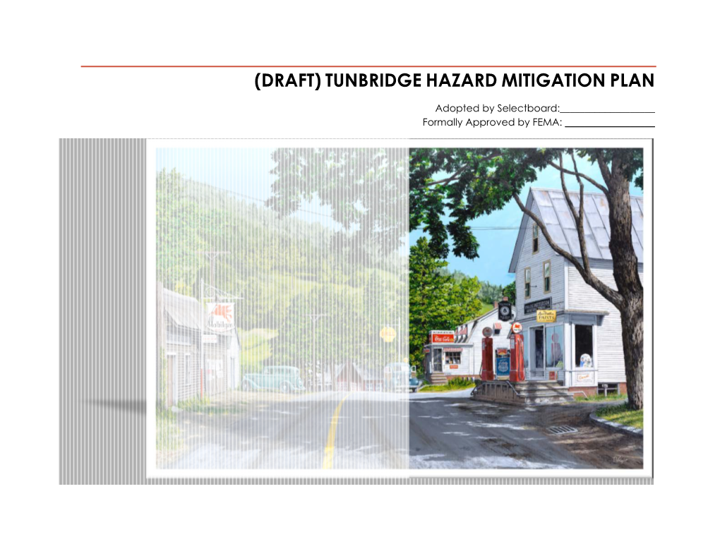 (Draft) Tunbridge Hazard Mitigation Plan