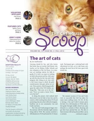 The Art of Cats by Ann Stubbendeck ADOPTION FACILITY Learning Should Be Fun, and Who Knows Each